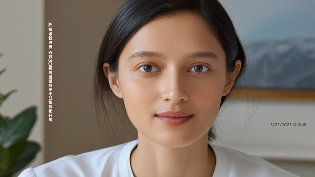 5/23/2025 AI速遞 | AI技術(shù)新進展：谷歌3D視頻通話與多平臺智能化升級